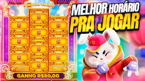 melhores horarios para jogar no fortune rabbit